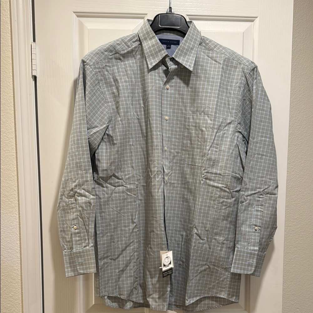 Men's Blue Checkered Shirt